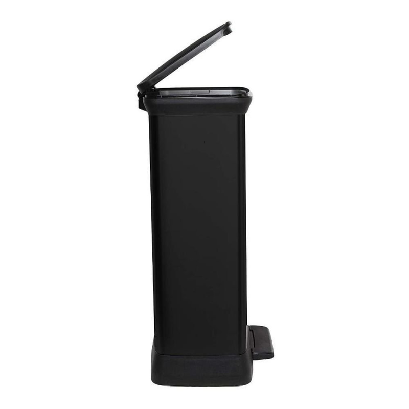 Product image: Curver κάδος απορριμμάτων με πεντάλ & silent καπάκι, κομψός μεταλλικός σχεδιασμός, , medium-null