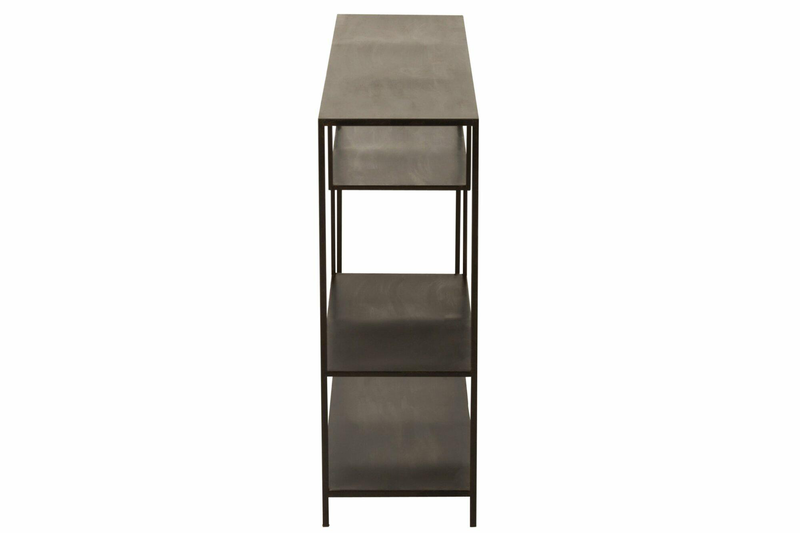 Rack low irregular levels metal black, , medium-null