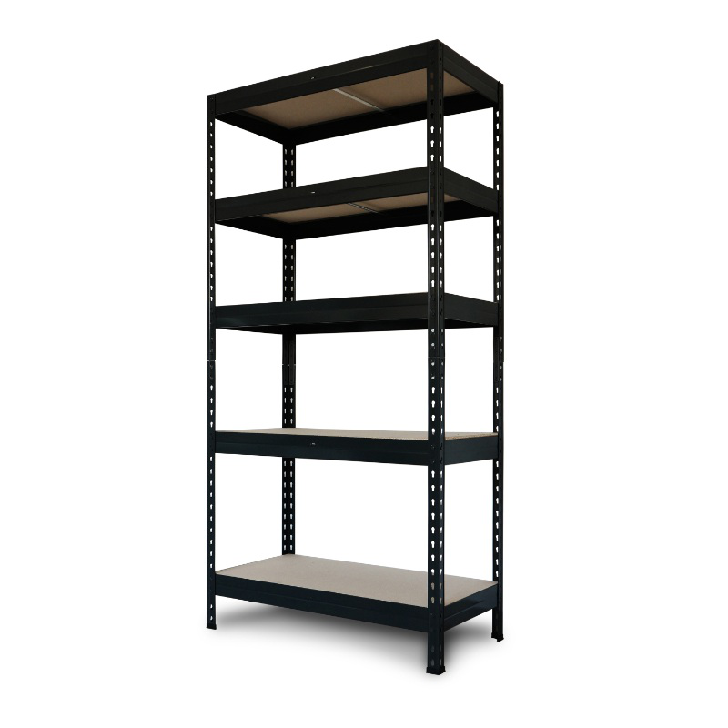 Goodhome rand shelf 5 tiers 66x40x180cm - black, , medium-null