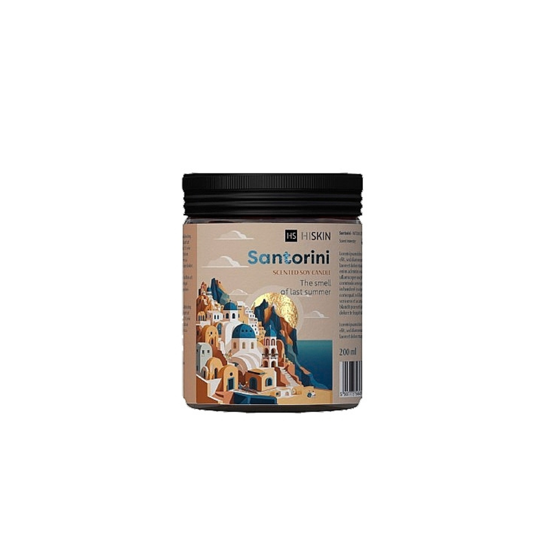 Hiskin home - scented soy candle santorini-null