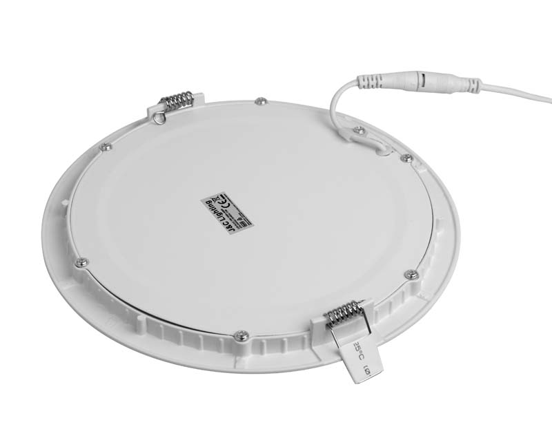 J&c led 18w recessed round panel 3000k ø225mm, , medium image number null