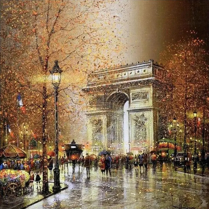 Browly paint on canvas 50x1.8x50cm, , medium-null