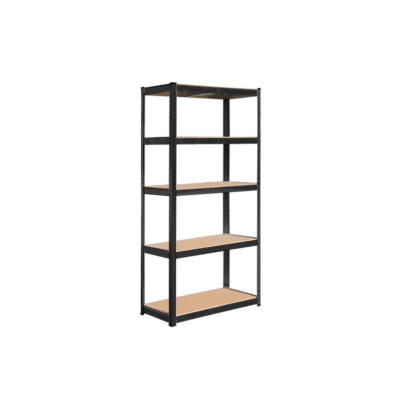 Metal shelf 5 levels 180x90x40cm floor 5mm gray-null