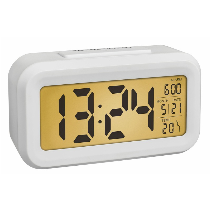 Tfa digital alarm clock - white, , medium image number null