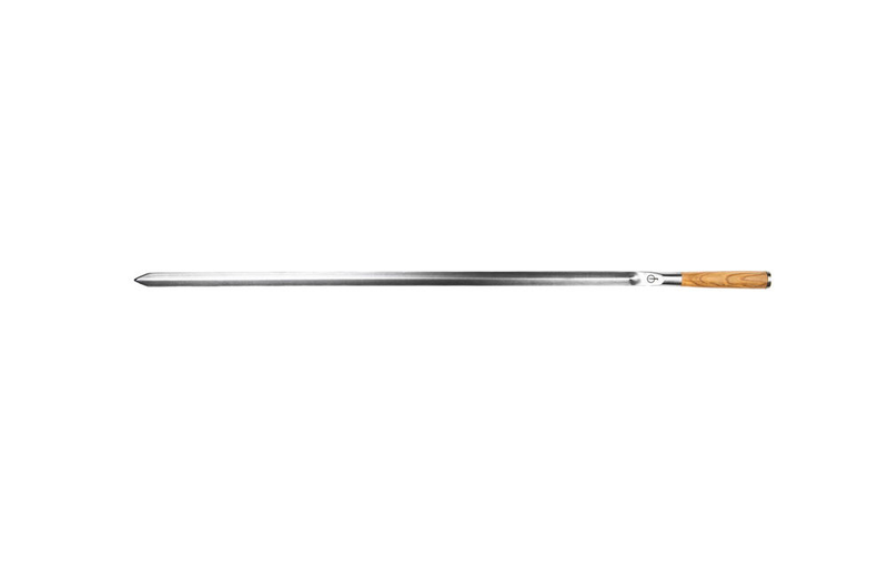 Forged churrasco olive skewer v-shape 60cm, , medium image number null