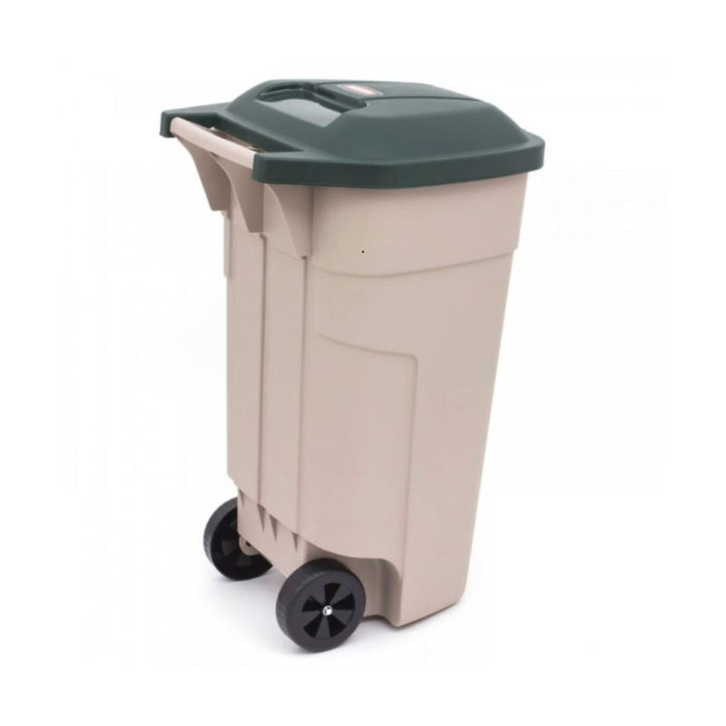 Product image: Curver κάδος απορριμμάτων με ρόδες & καπάκι, ιδανικός για εξωτερική χρήση & ανακύκλωση, , medium-null