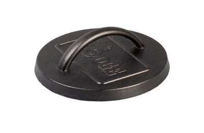Seasoned cast iron burger press (16cm), , medium