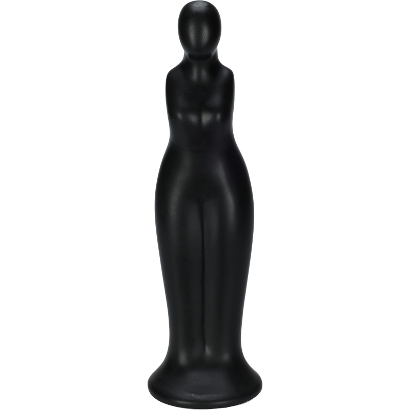 Woman silhouette vase 28cm - black &  white, , medium-null