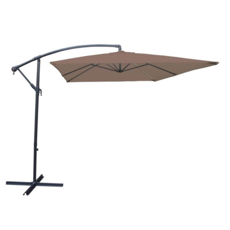 L.h garden hanging garden umbrella 3x2m taupe image number null