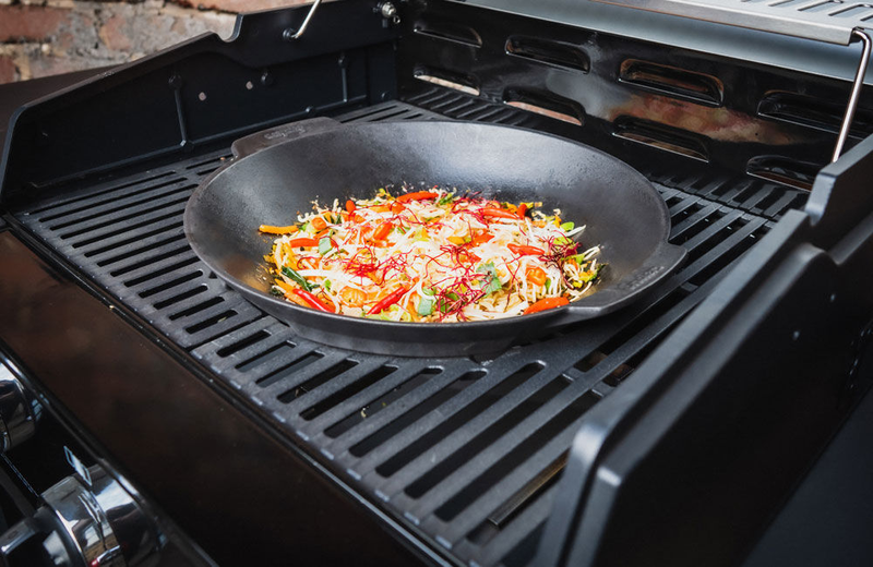 Endres switch grid cast iron wok (w38xl35xh10cm), , medium image number null