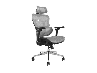 Equip ergonomic premium office chair with headrest and armrests grey (651050), , medium