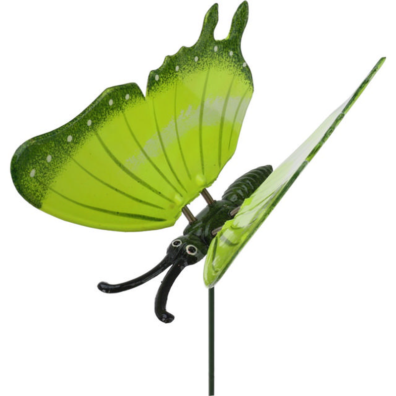 Butterfly decorative garden stick - assorted colors, , medium-null