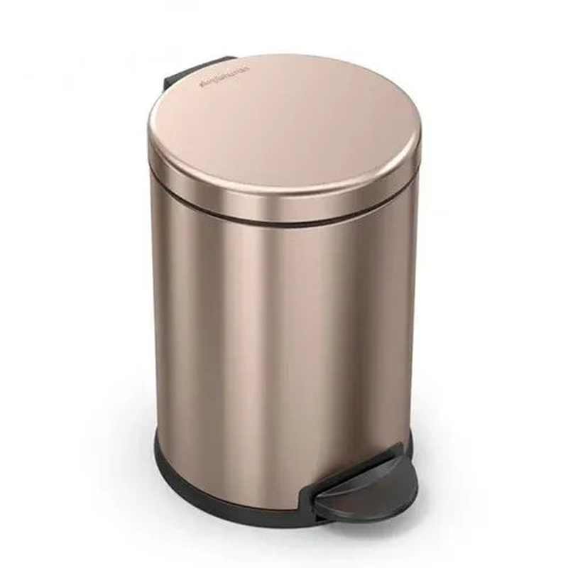 4.5l mini round step can rose gold stainless steel, , medium-null