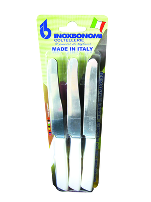Inoxbonomi table knife 6pcs-30006b white, , medium