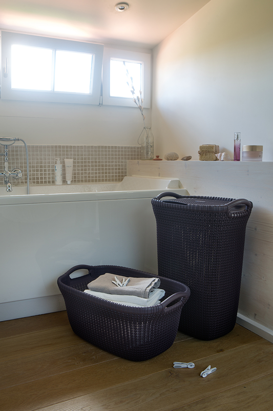Product image: Curver knit basket 40l - brown, , medium-null