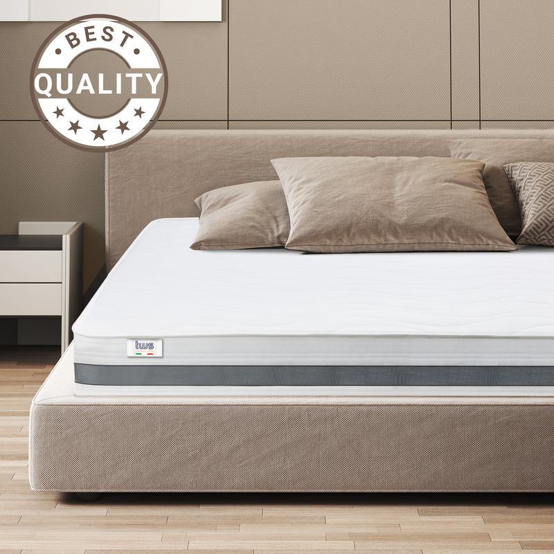 Twin mattress 130x190 memory | pocket spring | height 20 cm | made in italy-null