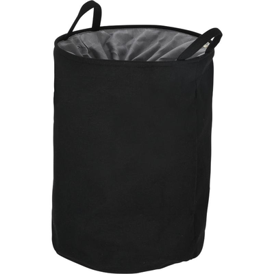 Estia fjord laundry basket fjord round 36x50cm - black, , medium