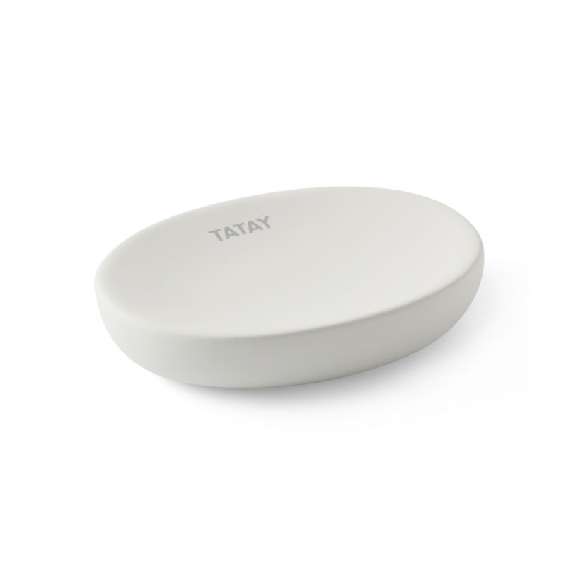 Product image: Tatay σαπουνοθηκη soft - λευκο περγαμον, , medium-null