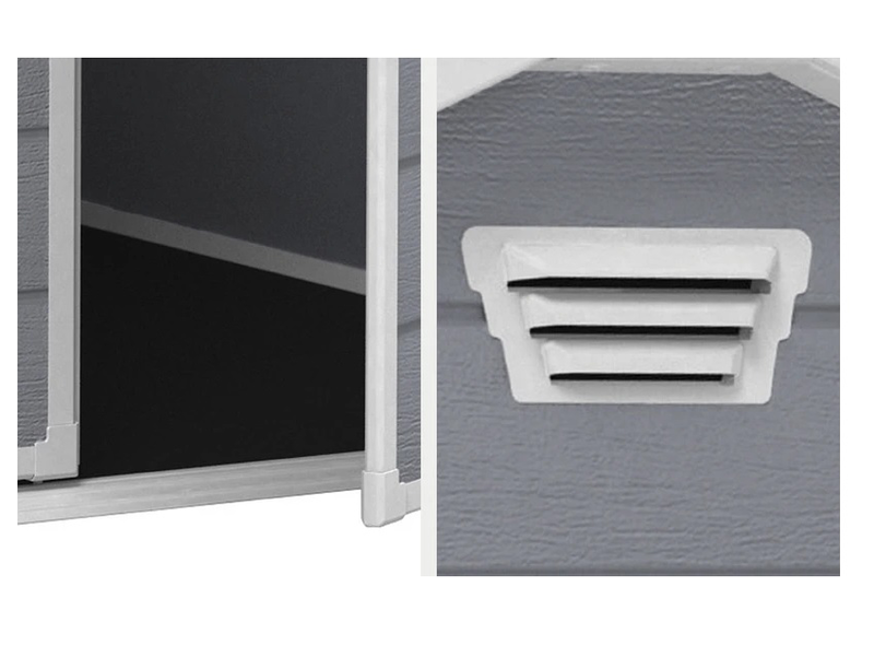 Product image: Keter manor shed 4x6ft grey, , medium-null