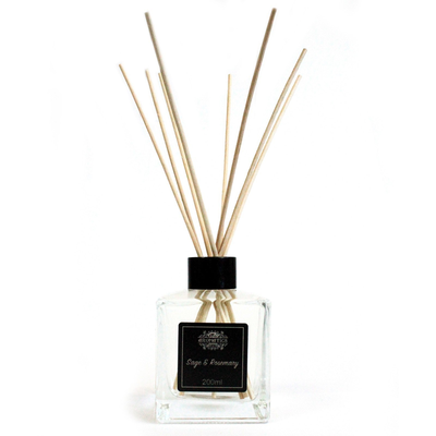 Aw gifts, 200ml sage & rosemary essential oil reed diffuser, , medium