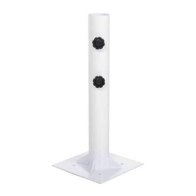 Umbrella base &phi;60mm x 51cm metal screw fixed for pen up to &phi;60 hm6011 white, , medium