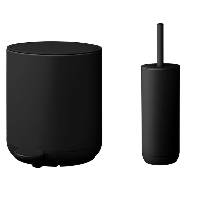 Marva scandi waste bin black 5l, , medium-null