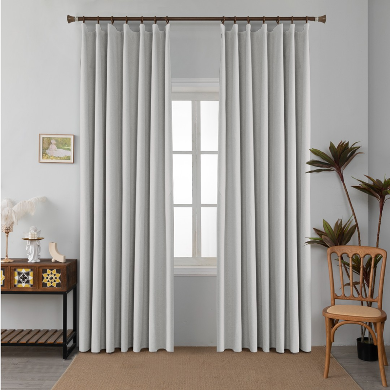 Curtain ready with tressa-270x270cm 100 blackout #6010-null