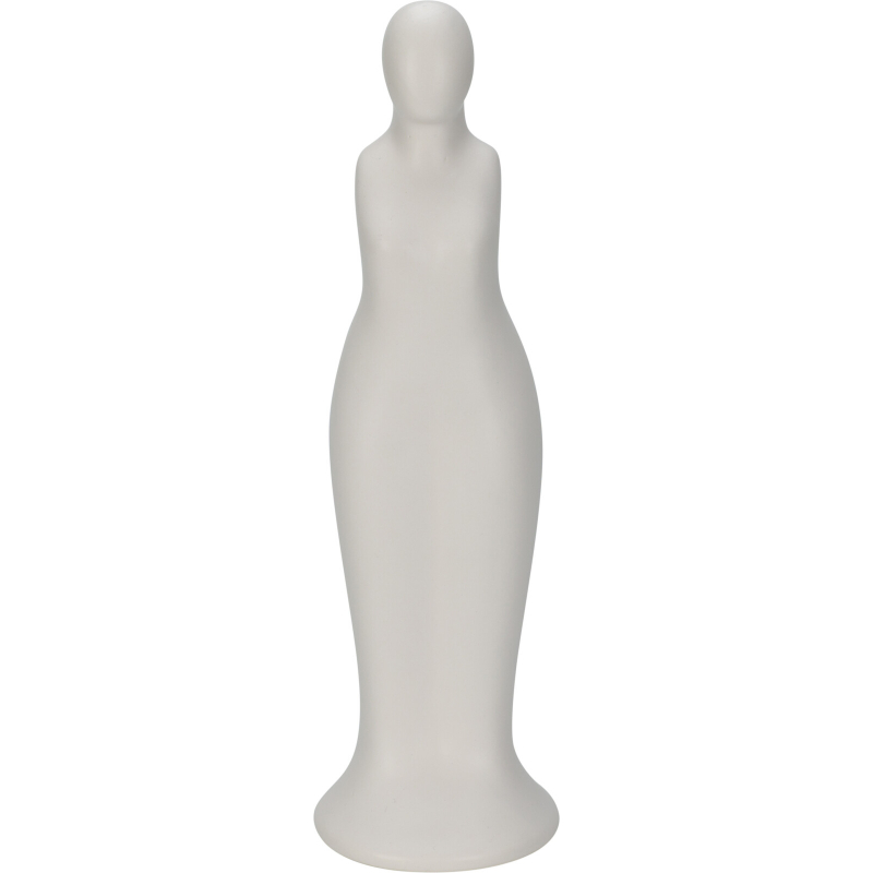 Woman silhouette vase 28cm - black &  white, , medium-null