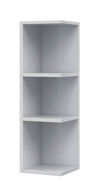 Fores estantes corner shelf 21x20x65cm, melamine, shine white, , medium