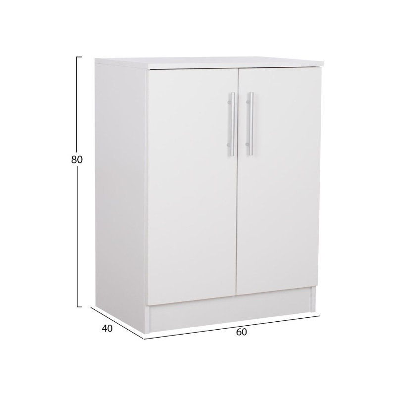 Emerie παπουτσοθηκη ντουλαπι με 2 θεσεις - λευκo, , medium-null