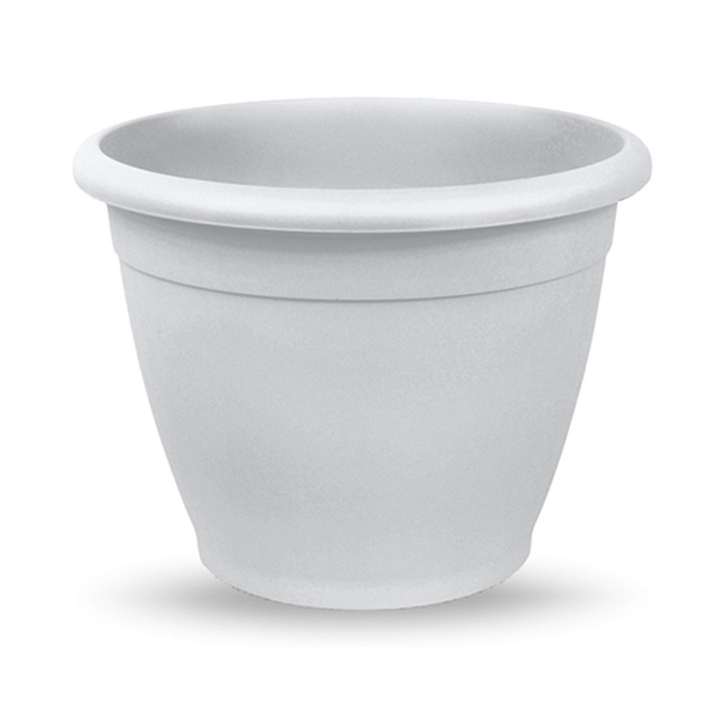 Veca plastic pot round 18x14cm white, , medium image number null