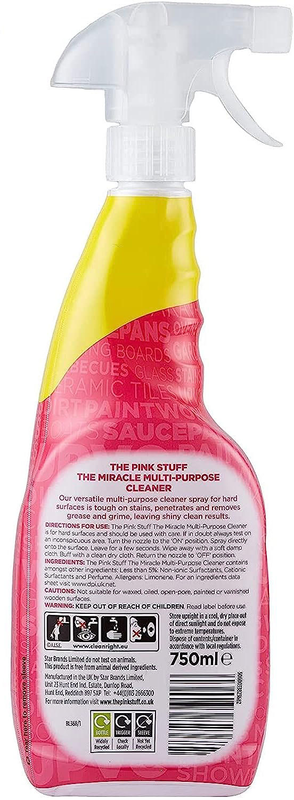 The pink stuff &kappa;&alpha;&theta;&alpha;&rho;&iota;&sigma;&tau;&iota;&kappa;&omicron; &gamma;&iota;&alpha; &omicron;&lambda;&epsilon;&sigmaf; &tau;&iota;&sigmaf; &chi;&rho;&eta;&sigma;&epsilon;&iota;&sigmaf; 750ml, , medium-null