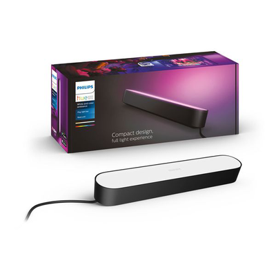 White and color ambiance play light bar 1-pack black