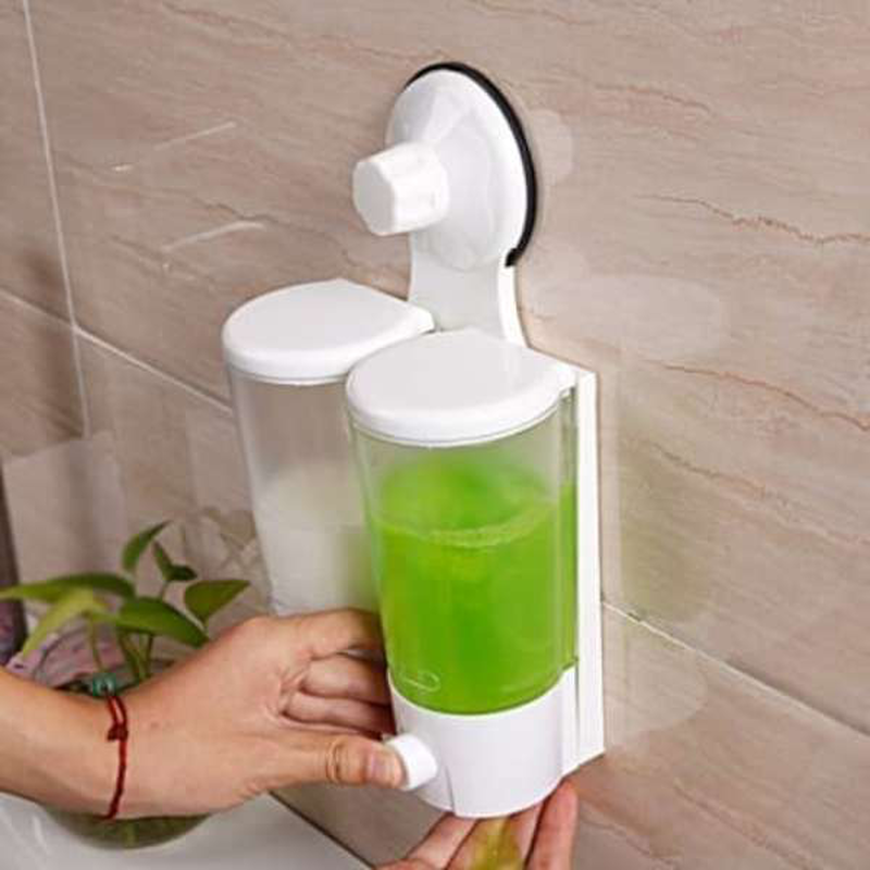 Product image: Διπλός διανεμητής για υγρό σαπούνι με βεντούζα 1901, , medium-null