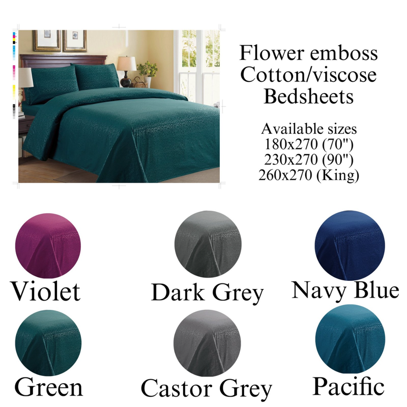 Bed sheet set with flowers #bsf230 image number null