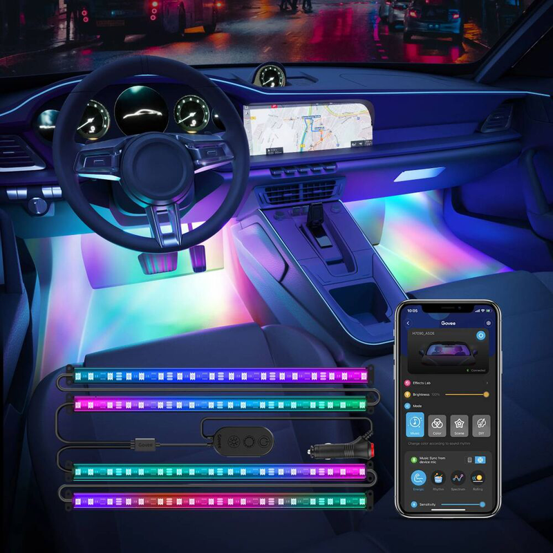 Rgbic interior car lights-null