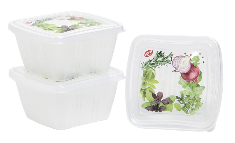 Snips fresh container square 250ml 3pcs, , medium-null