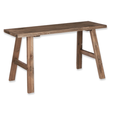 Mica bold wooden bench recycled wood l80xw36.5xh44cm