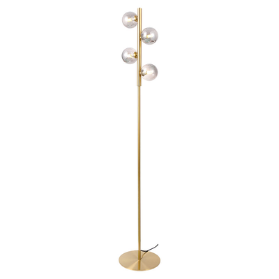 Sunlight 4xg9 (max.4x5w) floor lamp smokey glass brass ip20 l249xh1540mm, , medium