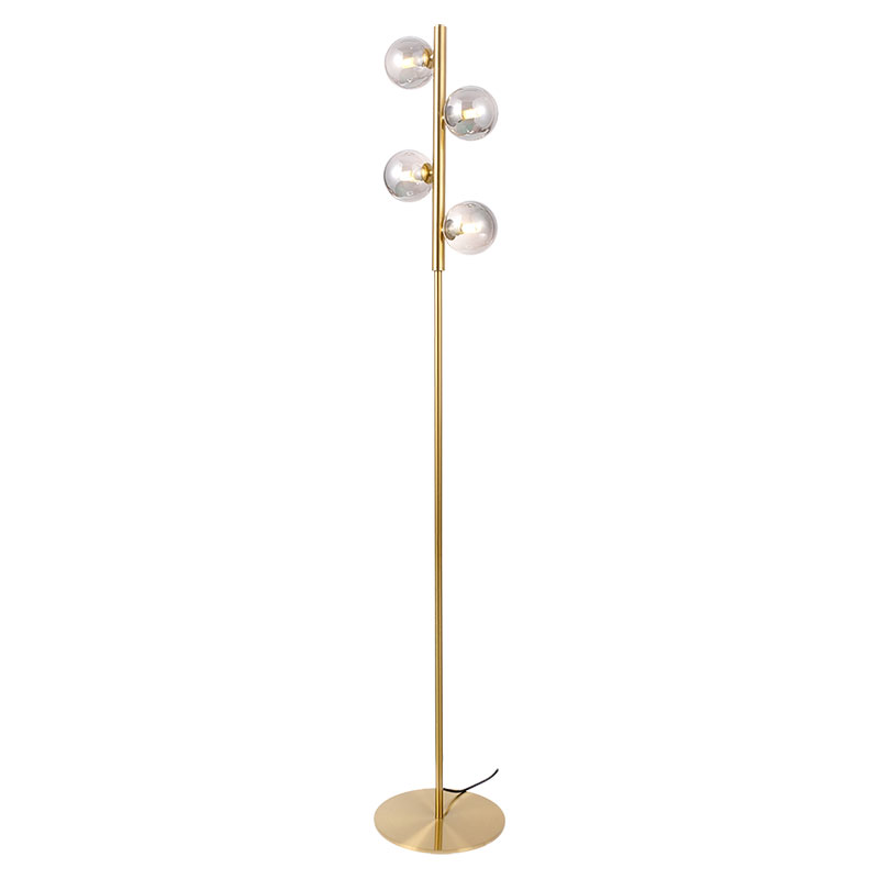Product image: Sunlight 4xg9 (max.4x5w) floor lamp smokey glass brass ip20 l249xh1540mm, , medium-null