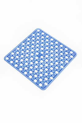 Bacchetta αντιολισθητικο χαλι 50x50cm mosaico διαφανης μπλε, , medium