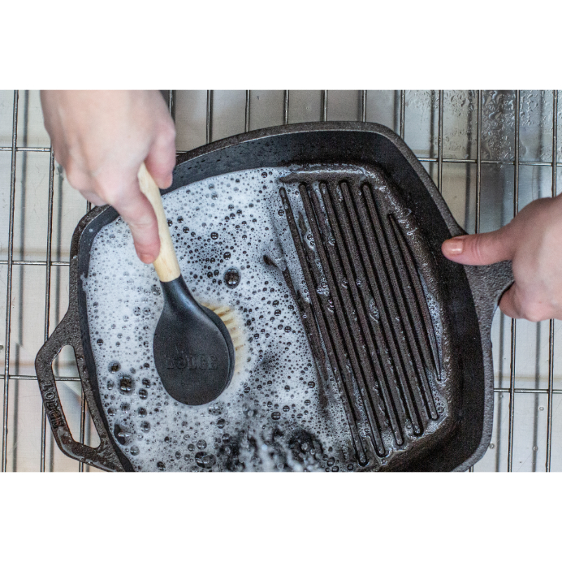 Lodge scrub brush 25cm - black, , medium-null