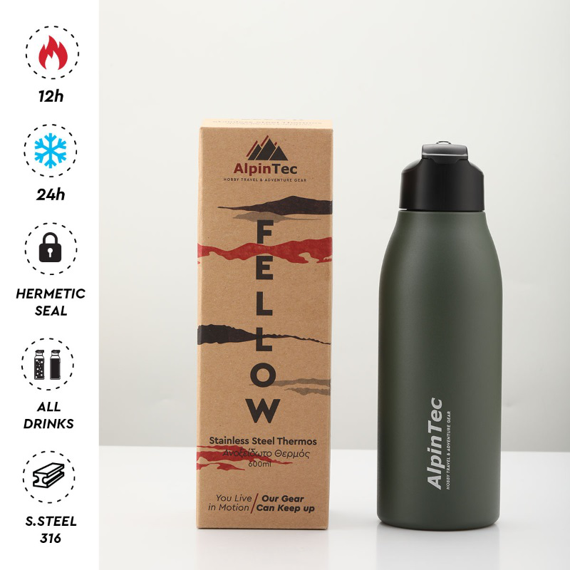 Product image: Alpin flask fellow 600ml - green-null