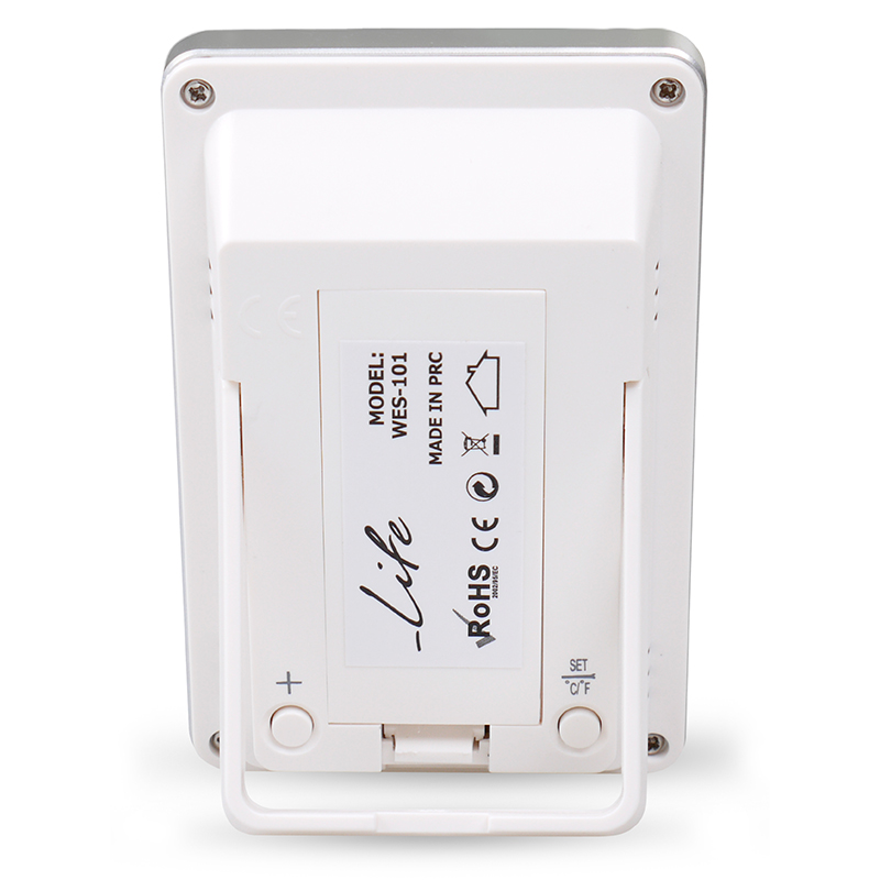 Life itemp white digital indoor thermometer/ hygrometer, , medium-null