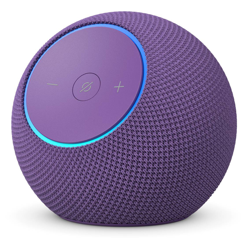 Amazon echo dot max, amazon alexa, spheric, purple, wireless,, , medium-null