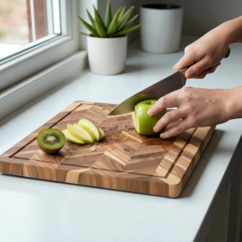 Cutting board acacia 60x40x1.5cm, , medium-null