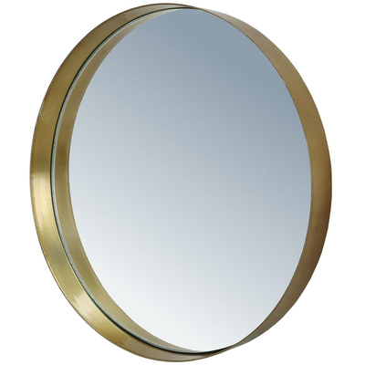 Kr mirror d25cm gold, , medium