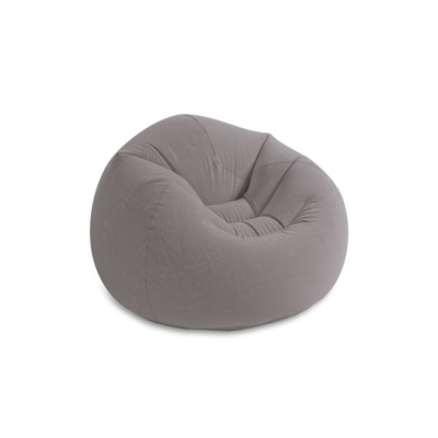 Beanless bag chair grey