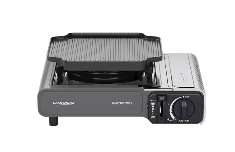 Product image: Campingaz camp'bistro 3 stove with griddle plate, , medium-null