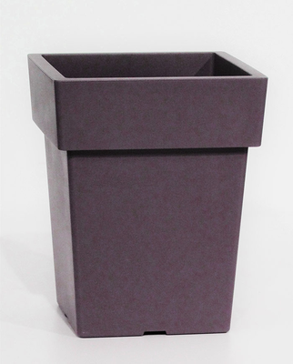 Viomes linea  γλαστρα χαμηλη τετραγωνη 21x21x26cm 7.5ltr ανθρακι, , medium